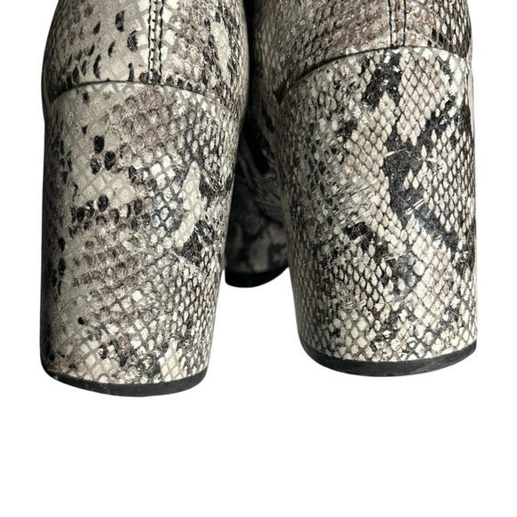 Tony Bianco Snakeskin Booties Womens Sz 8 - Picture 11 of 13